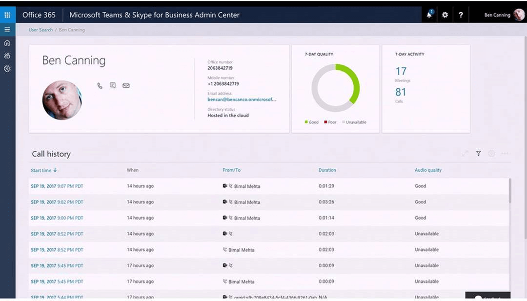 microsoft teams admin center