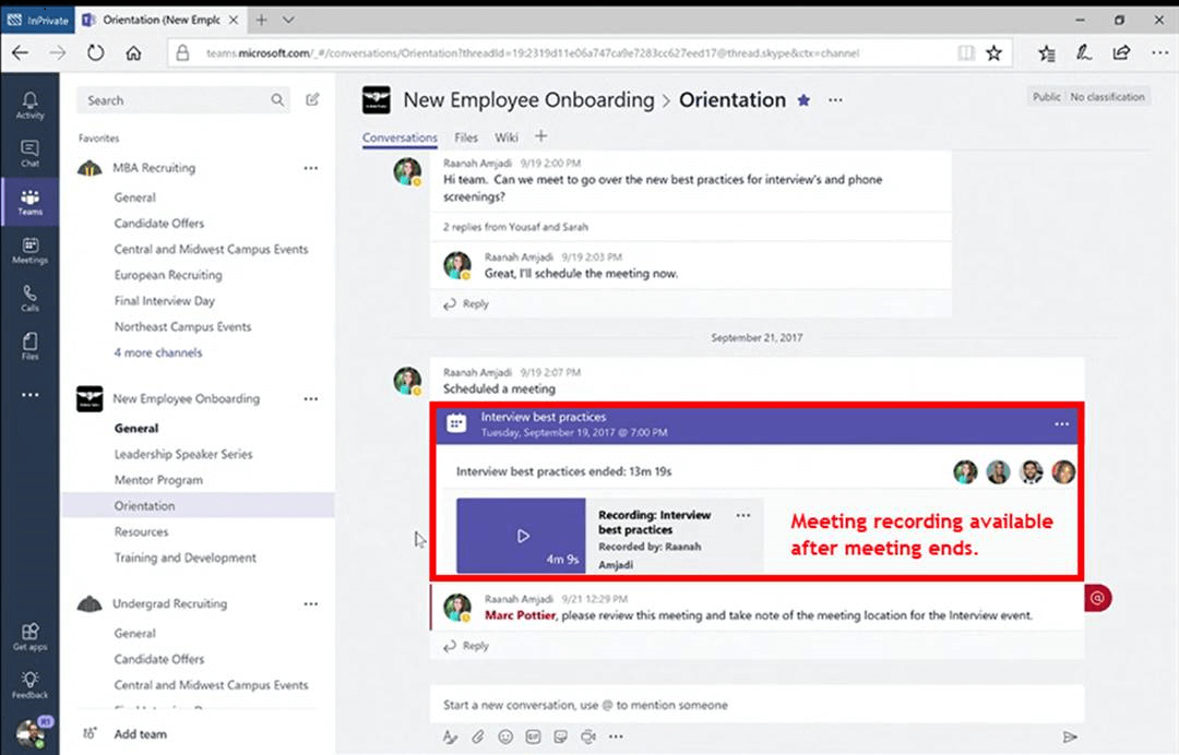 microsoft teams download video recording