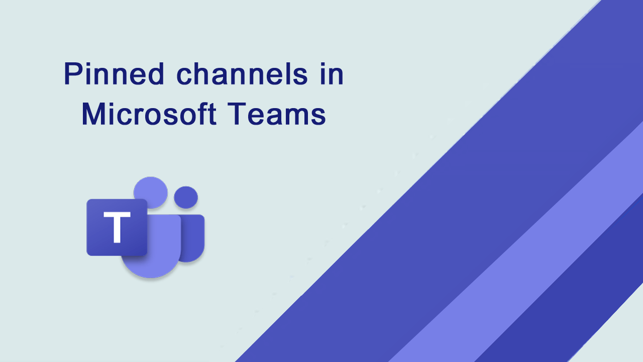 Pinned channels in Microsoft Teams