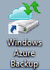 Backup agent desktop shortcut
